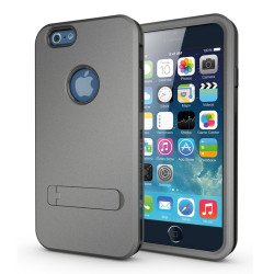 Apple iPhone 5 5S Strong Armor Hybrid with Stand (Space Gray)